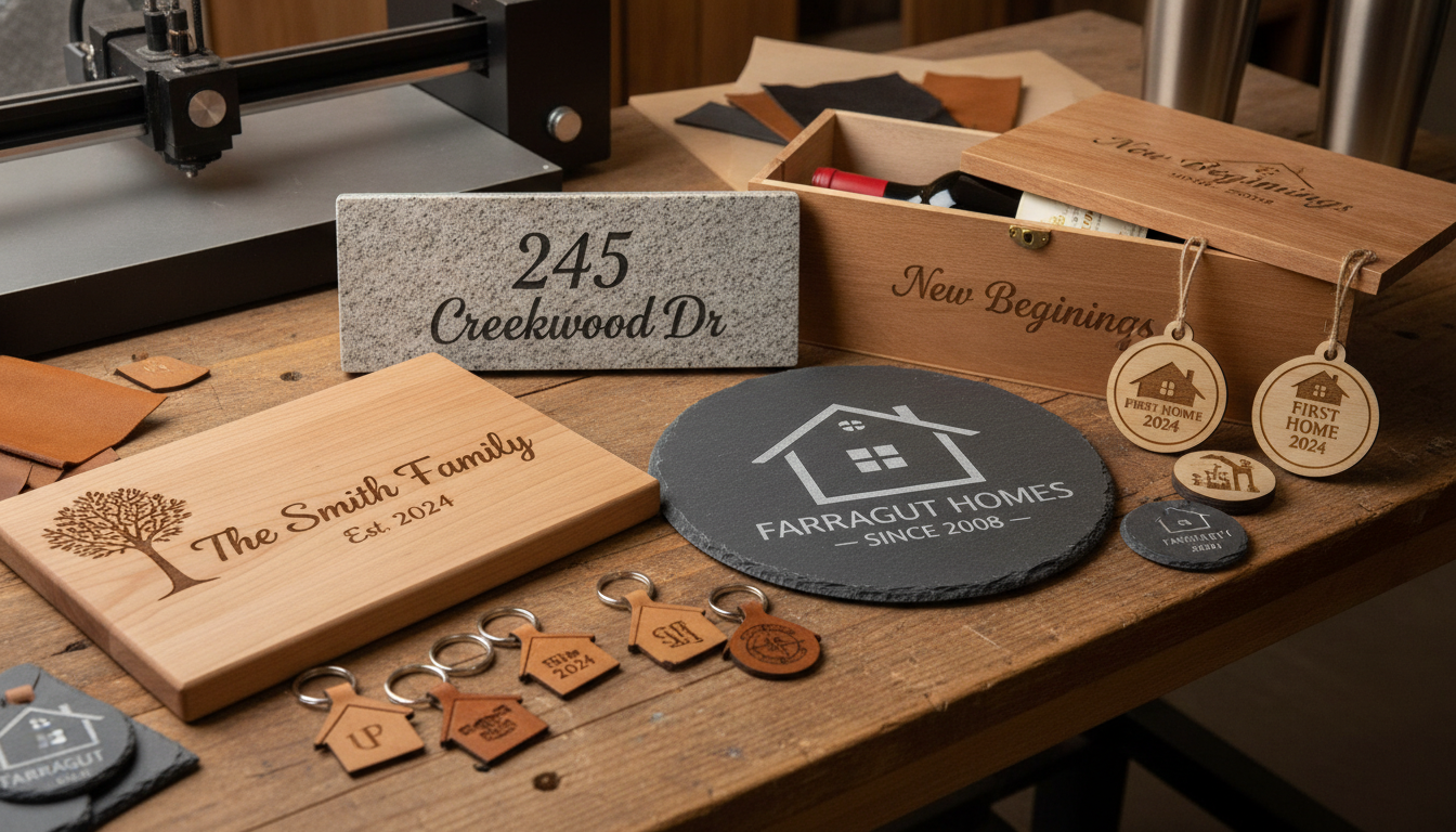 Personalized Closing Gifts: Why Farragut Real Estate Agents Choose Local Laser Engraving