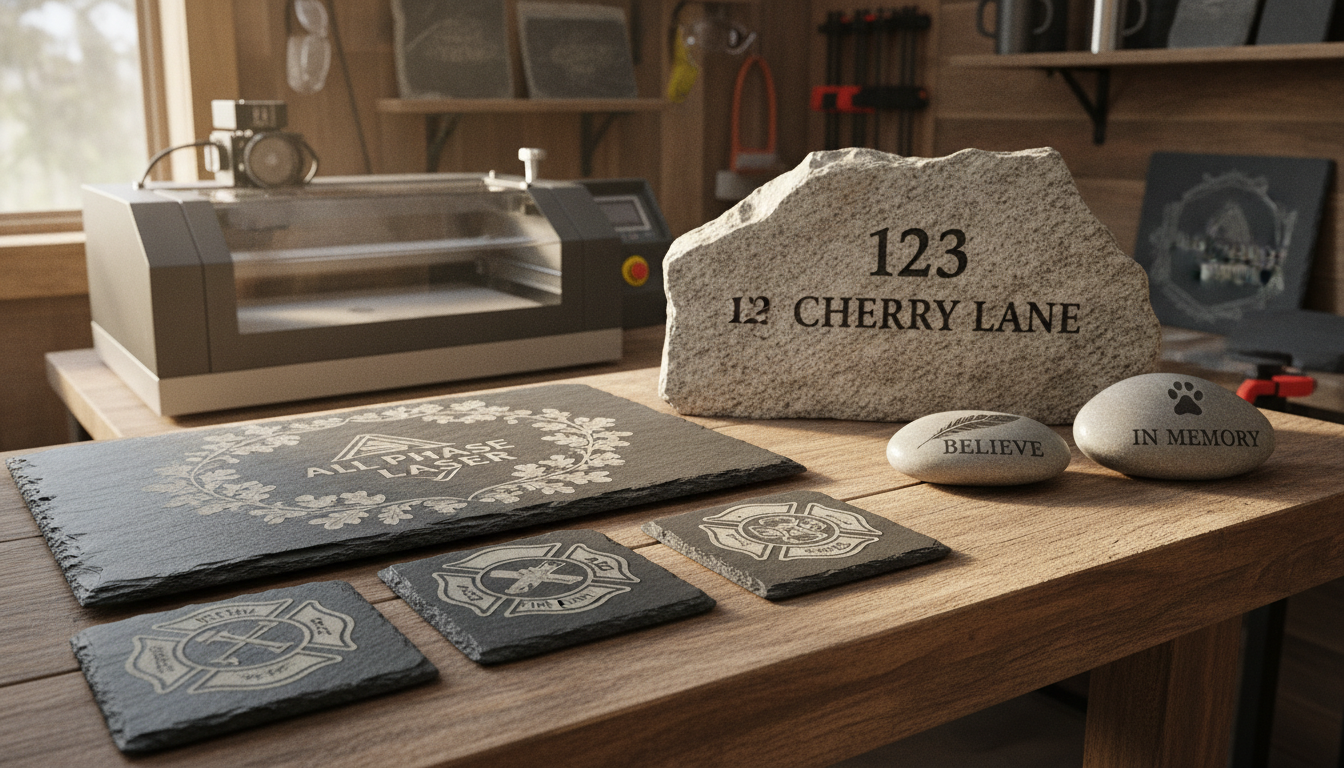 Custom Laser Engraving on Slate and Stone: A Guide to Durable Local Craftsmanship in Knoxville